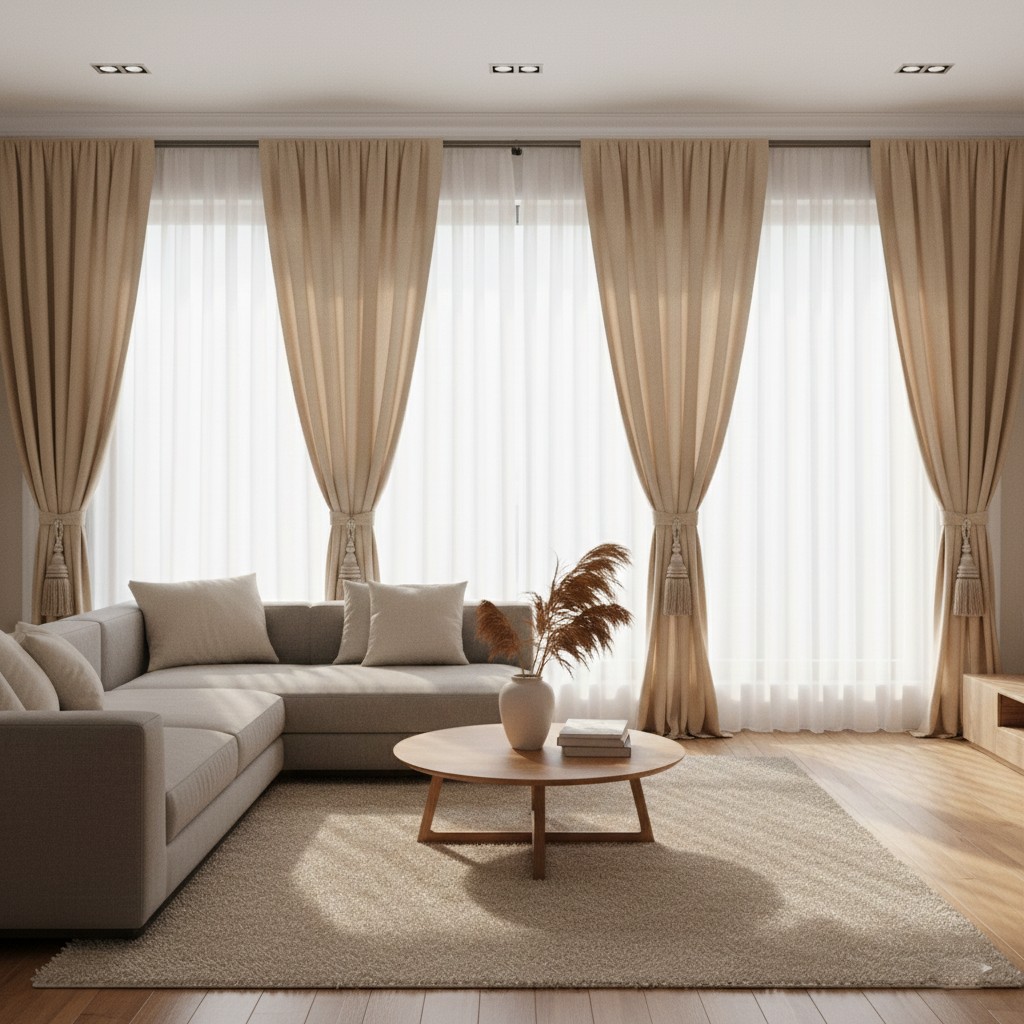 Layered curtains